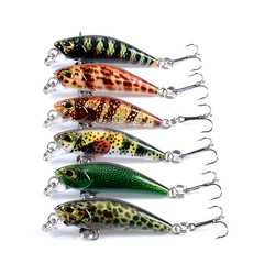 Lure Colorful Submerged Minnow Artificial Bait 4.7cm/3.8g Biomorphic Bait Cross-border Micro Plastic Hard Bait Fishing Lure