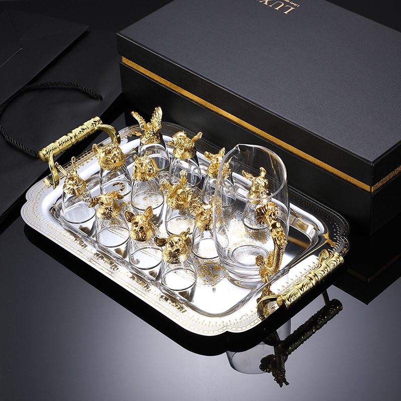 Ustensile cuisine - or 12 tasses et pichets zodiac en or brillant coffret cadeau  or antique 12 coupes du zodiaque coffret cadeau  couleur de l étain antique 12 coupes et pichets zodiacaux coffret cadeau  bronze 12 coupes zodiacales coffret cadeau  or 12 tasses et pichets zodiac en or brillant valise  or antique 12 coupes du zodiaque valise  couleur de l étain antique 12 coupes et pichets zodiacaux valise  bronze 12 coupes zodiacales valise  verre à vin en or brillant 12 zodiac  boîte cadeau sac cadeau verre à vin zodiac en or antique 12 boîte cadeau sac cadeau verre à vin zodiac couleur étain antique 12 sac cadeau verre à vin zodiac bronze 12 - boîte cadeau sac cadeau - Ref 3405917 Image 22