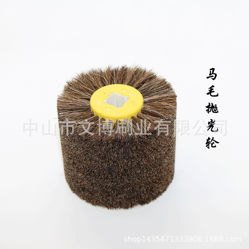 Venta caliente especial transfronteriza, rueda de trefilado de alambre abrasivo, lana de caballo de sisal, madera pulida, pintura abierta, reducción, desbarbado, pulido