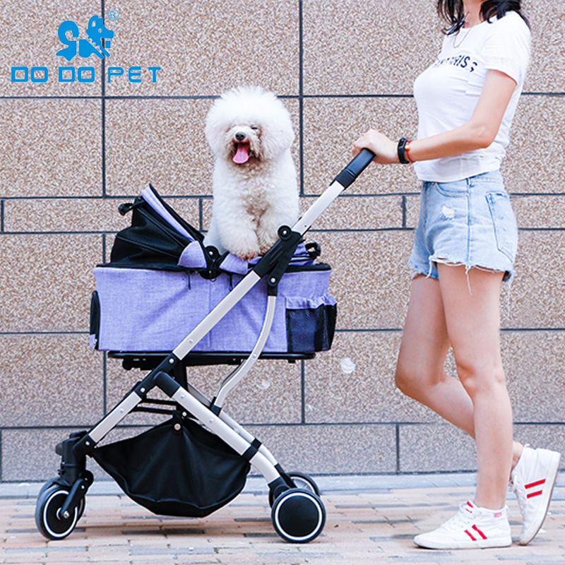 Dogs garden cart Pets garden cart light Foldable Kitty garden cart small-scale Large dogs Out of the bus Walk the cat