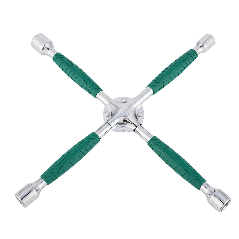 Fábrica al por mayor llave de enchufe cruzada llave de reparación de automóviles llave de zócalo de múltiples especificaciones llave cruzada de acero al cromo vanadio