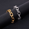 Accessory, chain with pigtail, minimalistic retro bracelet, 2019, European style, suitable for import
