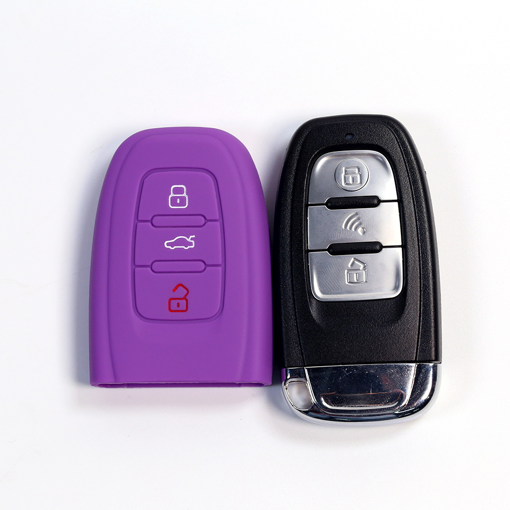 For Audi A6L RS6 RS7 silicone key case R8 S8 key case RS5S4 remote control case Silica ge
