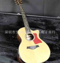 跨境热销41寸40寸全单原声靠手吉他玫瑰木民谣木吉他JF靠手guitar