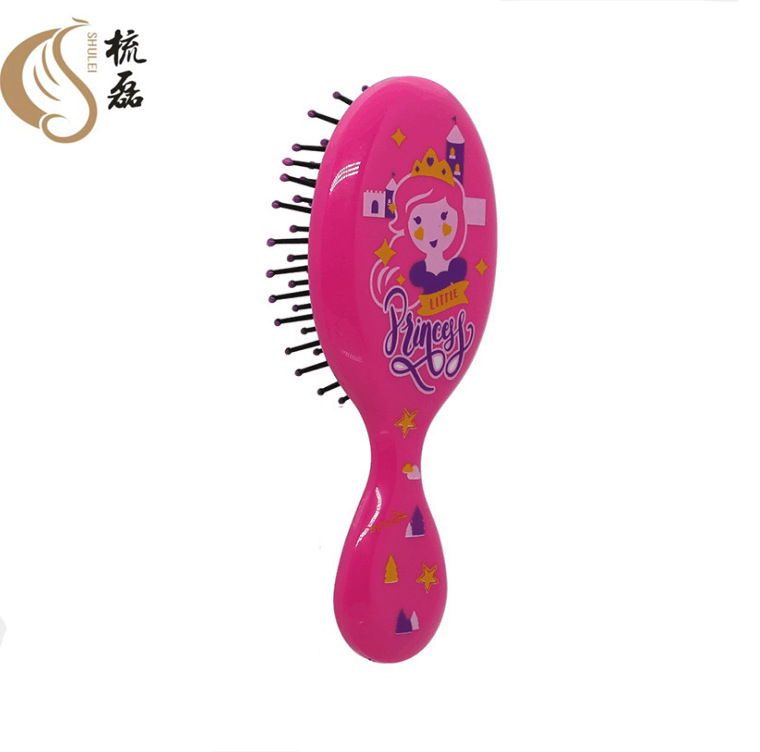 梳磊厂家 2019新款 儿童梳环保气囊梳注塑喷绘小清新美发工具定制|ms