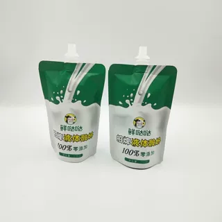 加工定制液体酸奶自立吸嘴袋 批量生产牛奶果汁纯铝包装袋