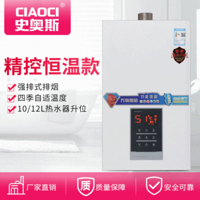 中山厂家直销强排式天然气热水器家用智能速热即热式热水器oem