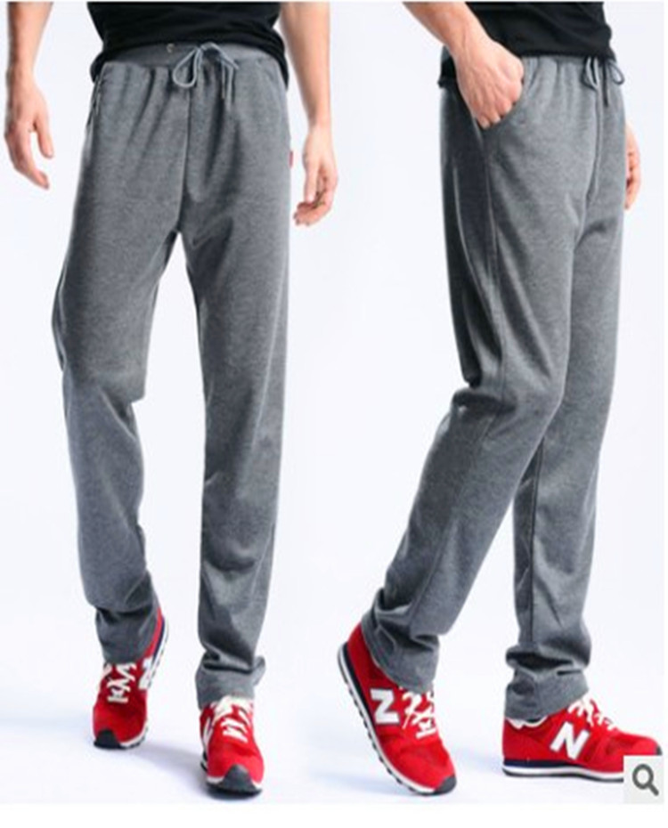 2019夏季休閑運動褲男式時尚休閑褲子純色寬松大碼男裝褲廠家批發