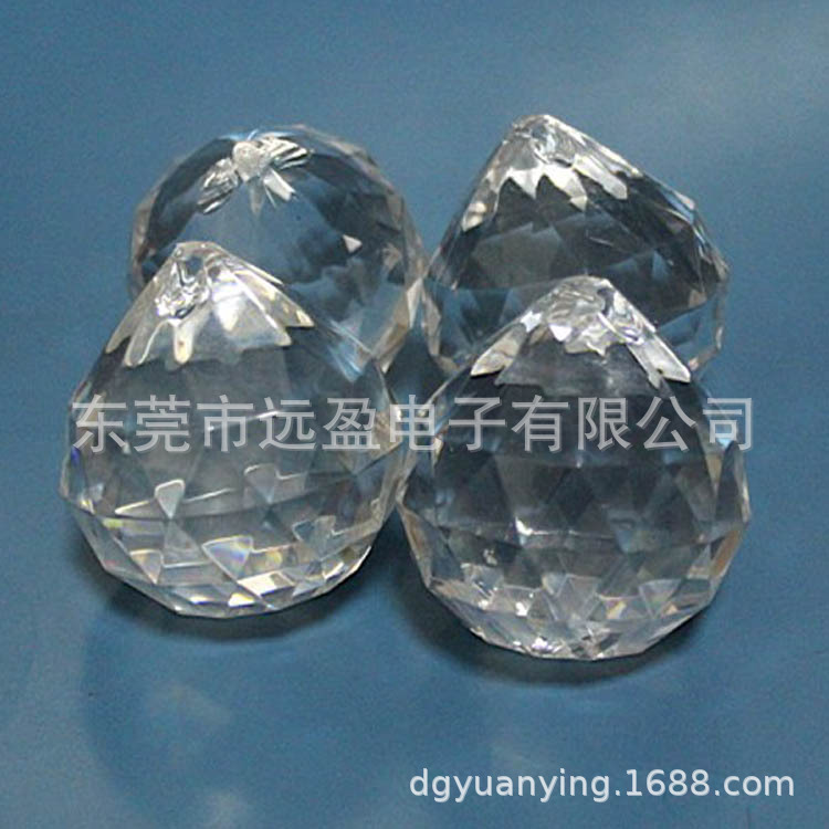 钻石吊坠 亚克力珠 透明压克力吊钻挂件 珠帘配件透明吊钻