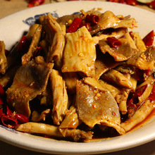 厂家直销麻辣卤味鸭肠袋装ktv休闲食品现做现发 自贡小吃