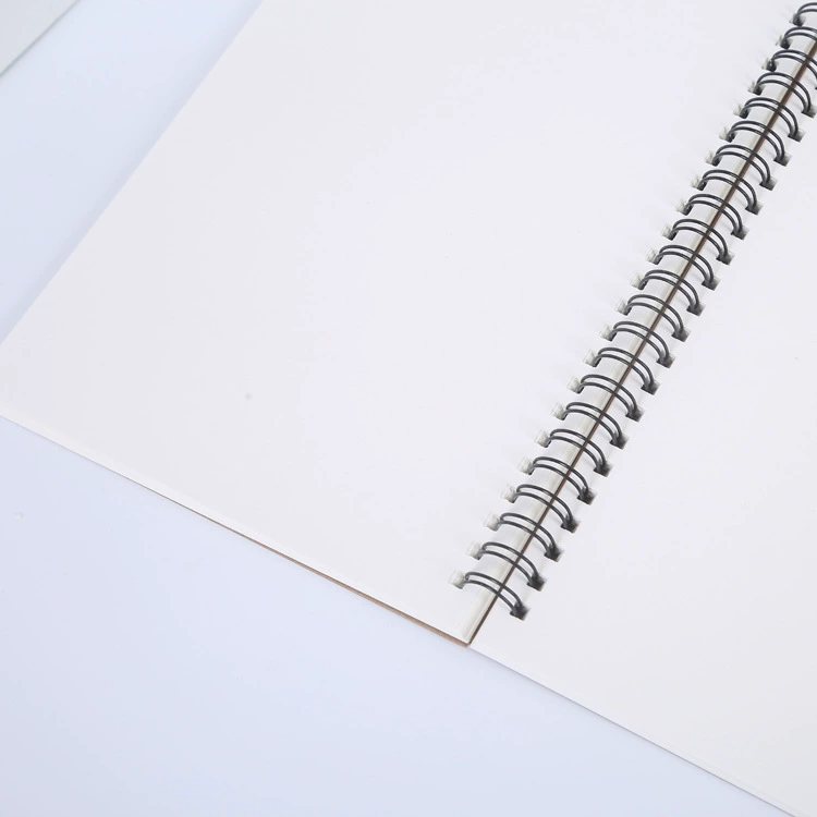 Креативная простая тетрадь в рулоне B5 A5 из крафт-бумаги блокнот rollover coil notebook blank graffiti coil book wholesale
