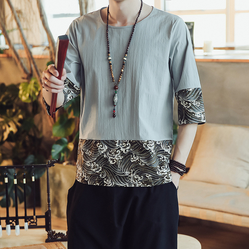summer fashionable short sleeve T-shirt for leisure