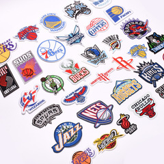 Basketball Team Logo Embroidered Cloth Patch Clothes Badge Patches with Back Adhesive Can Be Ironed NBA Team Logo 