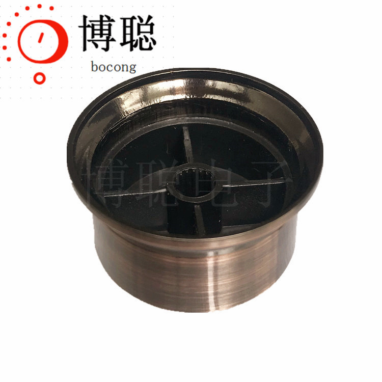 ���Ͻ���ť �¹�ɫñ�� ��ͭɫ �⾶30*35-18mm��λ��������ťñ