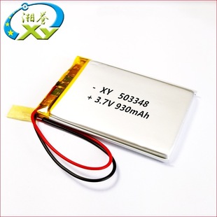 3.7V 503348聚合物锂电池 930mah 工厂家直销 医疗设备充电电池