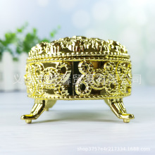 外贸跨境货源创意个性喜糖盒小号圆鼎香炉电镀金银喜糖盒厂家直销