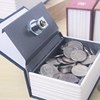 Small realistic book safe, coins, wallet, piggy bank