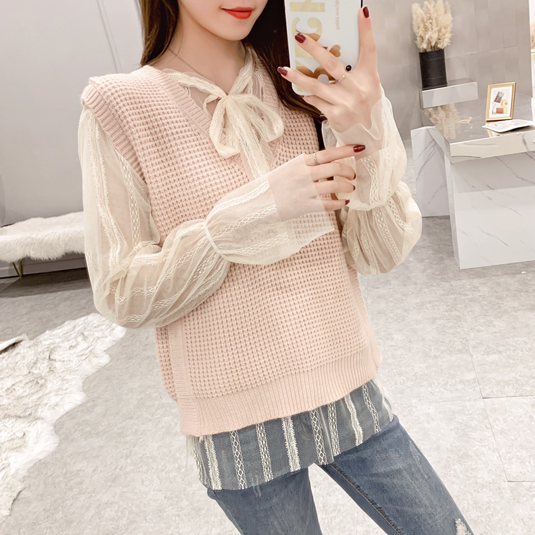 Gilet femme en Mouton cachemire - Ref 3316542 Image 15