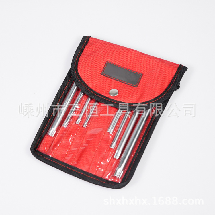 供应多用 10件套梅花型套装内六角套装 扭力 短中型内六角