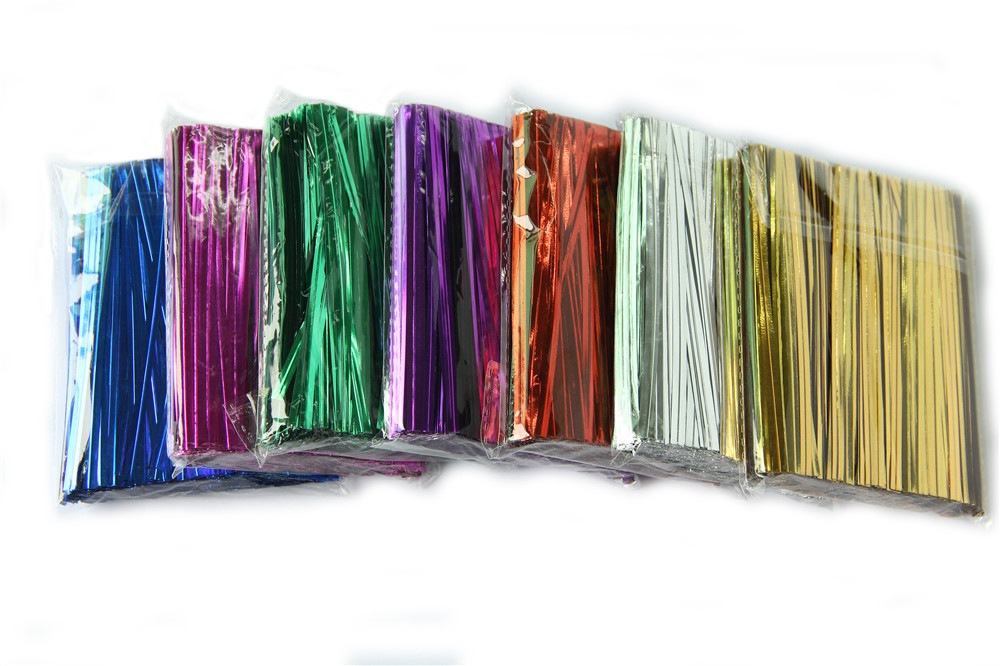 供应扎口线 扎丝面包扎丝彩色面包扎丝工艺礼品扎丝扎带捆扎丝