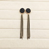 South Korean hypoallergenic goods, earrings, universal silver needle, accessory, silver 925 sample