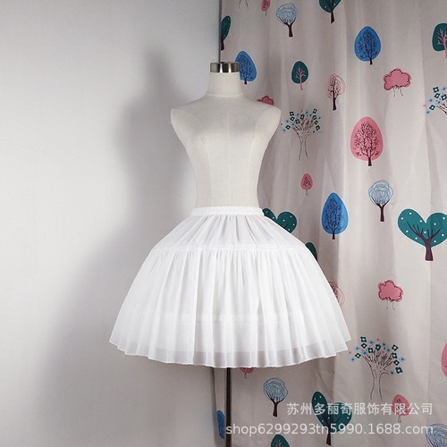 Cosplay daily fishbone skirt Lolita lolita adjustable violent Carmen petticoat soft girl skirt