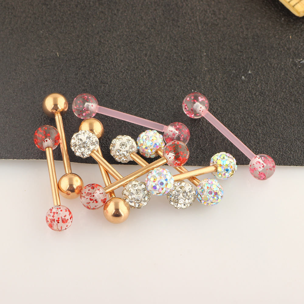 10Pcs Mix Style Body Piercing Jewelry Set Stainless Steel Breast Nipple Rings Tongue Rings Labret Studs Earrings detail image 25