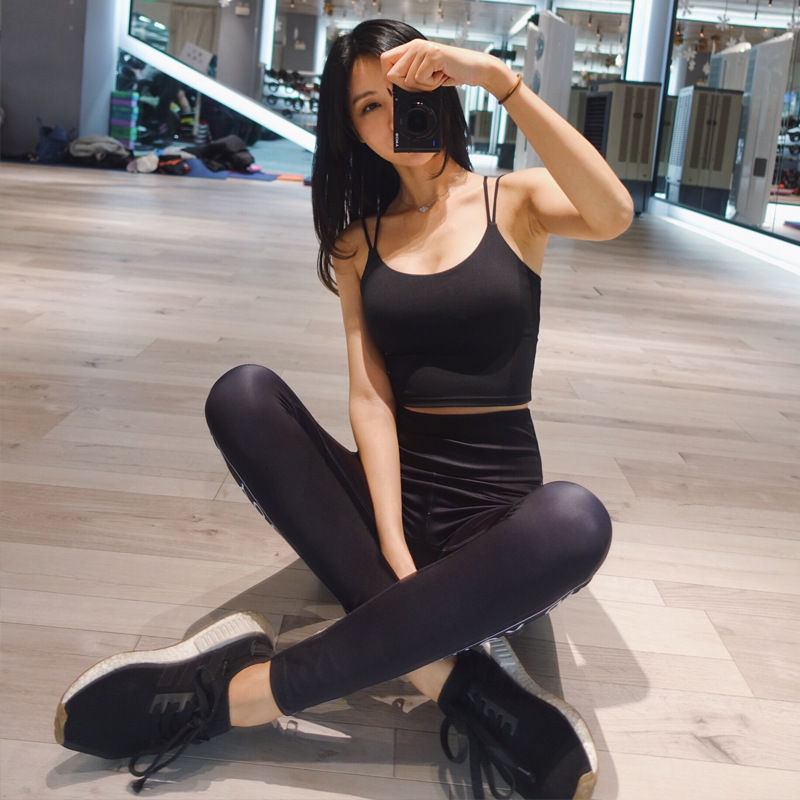 49-1春背心式跑步运动文胸女美背显瘦网红瑜伽内衣Bra健身胸衣|ms