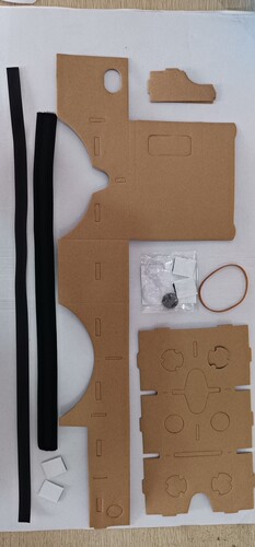 VR glasses Google cardboard virtual reality 3D glasses manufacturer supply