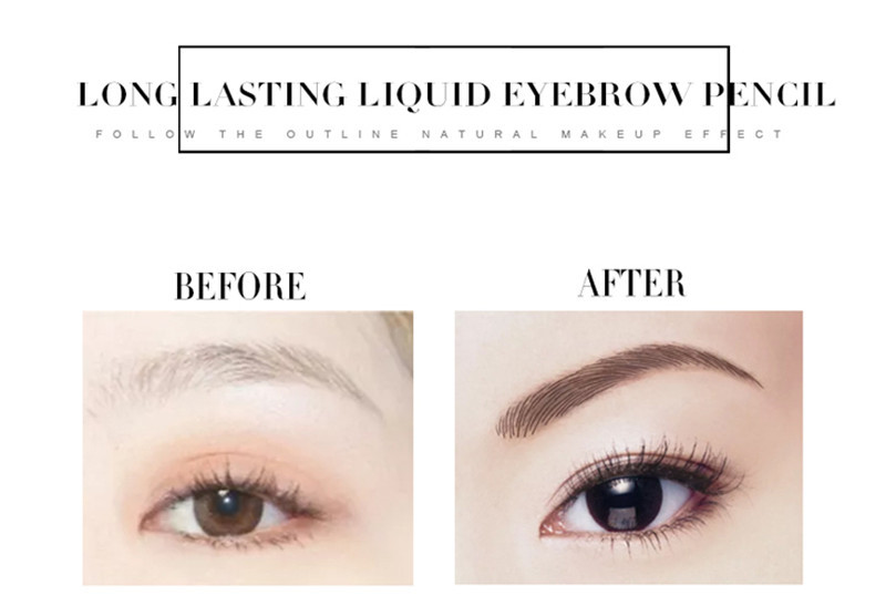 Natural eyebrow effect