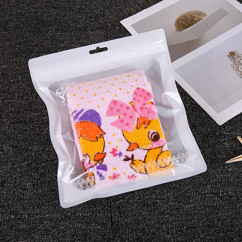 En stock universal cuadrado compuesto ropa embalaje bolsa ropa interior ziplock bolsa saliva toalla bolsa de almacenamiento