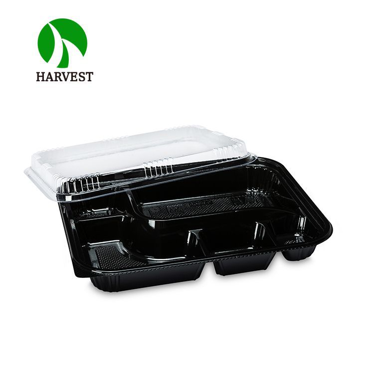 日式PS外卖午餐盒 保鲜分格防串味饭盒便当盒