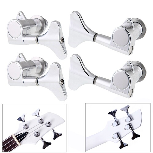 Electric Bass Tuners Closed Twist (Fishtail) Bass Tuning Pegs