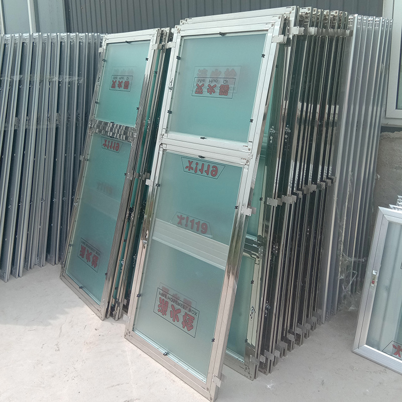 不锈钢消防栓玻璃门消火栓箱面板室内消火栓箱门批发消防器材