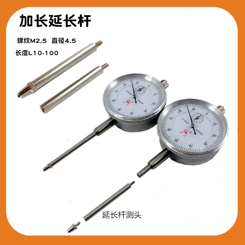 Индикатор циферблата удлинительного стержня Удлинительная резьба иглы Индикатор циферблата удлинительного стержня M2.5 Датчик высоты игольчатый зонд