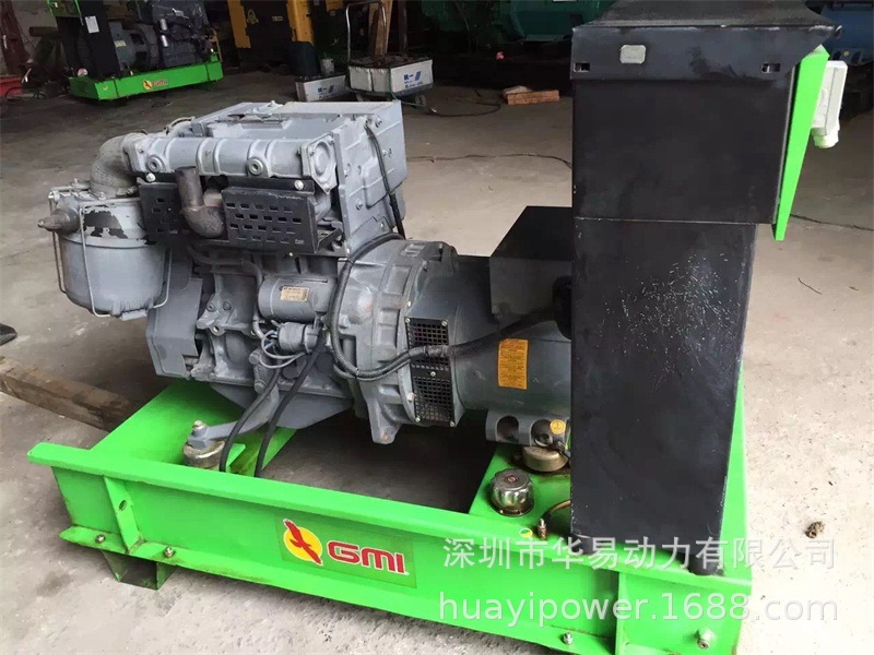 原装二手小型德国道依茨F3L风冷柴油发电机16KW出售回收