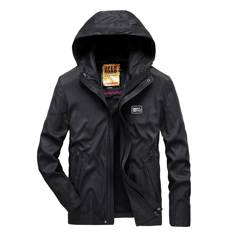 2019 otoño nuevo rompevientos transfronterizo moda casual de los hombres rompevientos con capucha de los hombres rompevientos tendencia de los hombres