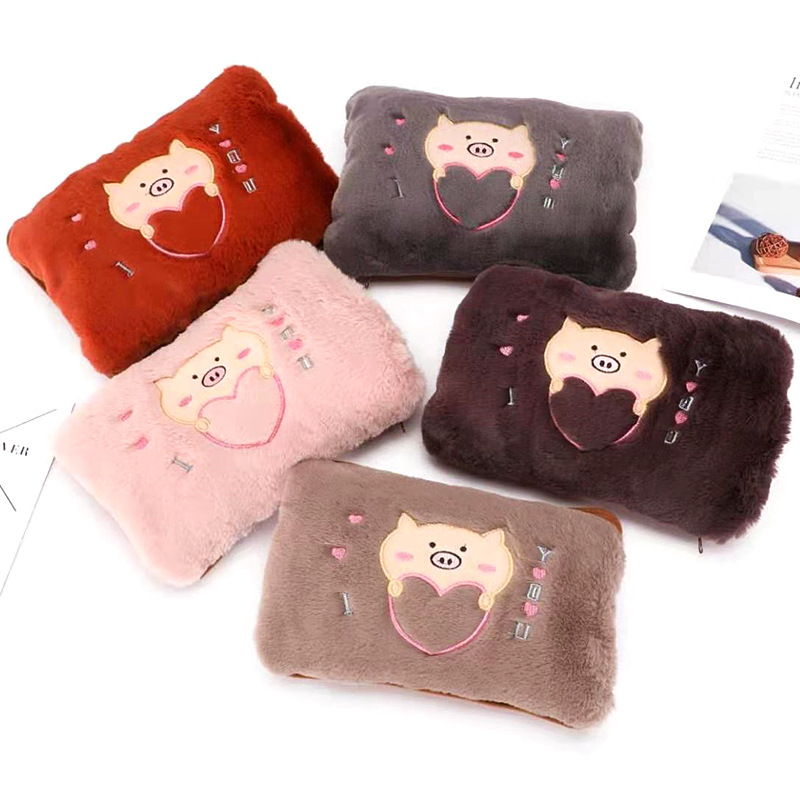 Rechargeable Hot water bottle baby Plush Hand Po Belly Water Hot water bottle customized logo wholesale