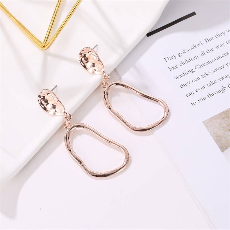 Earrings Hollow Irregular Fit Earrings Earrings Environmental Protection Electroplating Earrings display picture 2