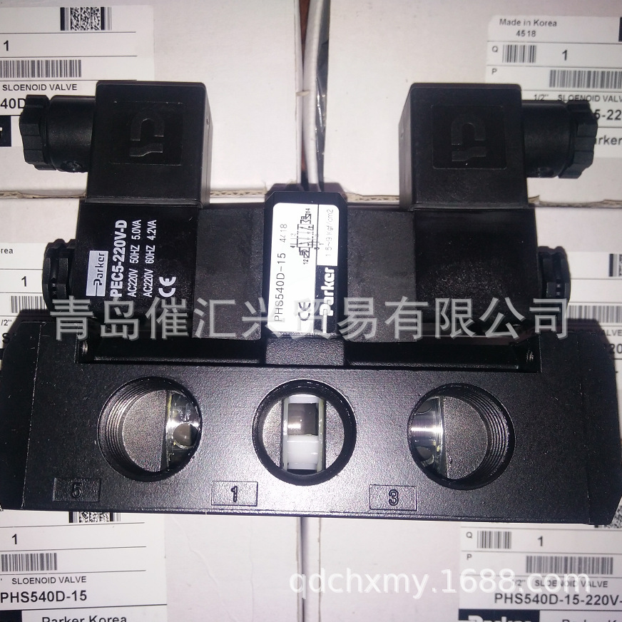 派克parker电磁阀PHS540D-15-220V-D