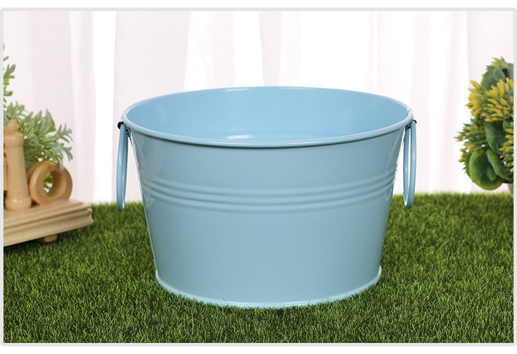 厂家直供小铁桶糖果色迷你小铁桶铁皮小桶马口铁多肉植物花盆批发详情图15
