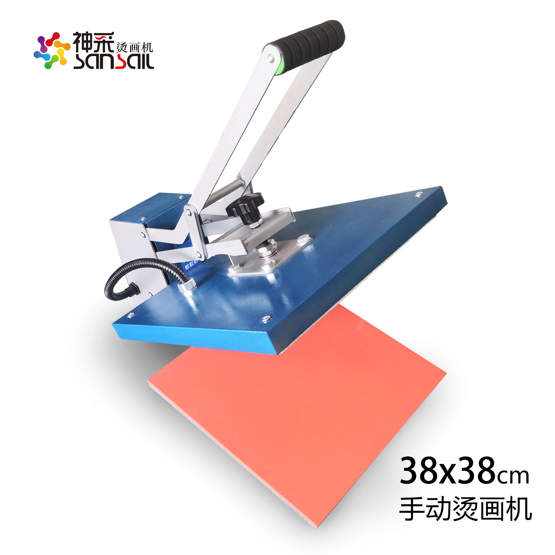 神采38x38手动款热转印烫画机|ms