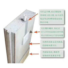 GRC轻质建筑隔墙板硅钙板聚苯颗粒水泥夹芯符合墙板上海供货安装