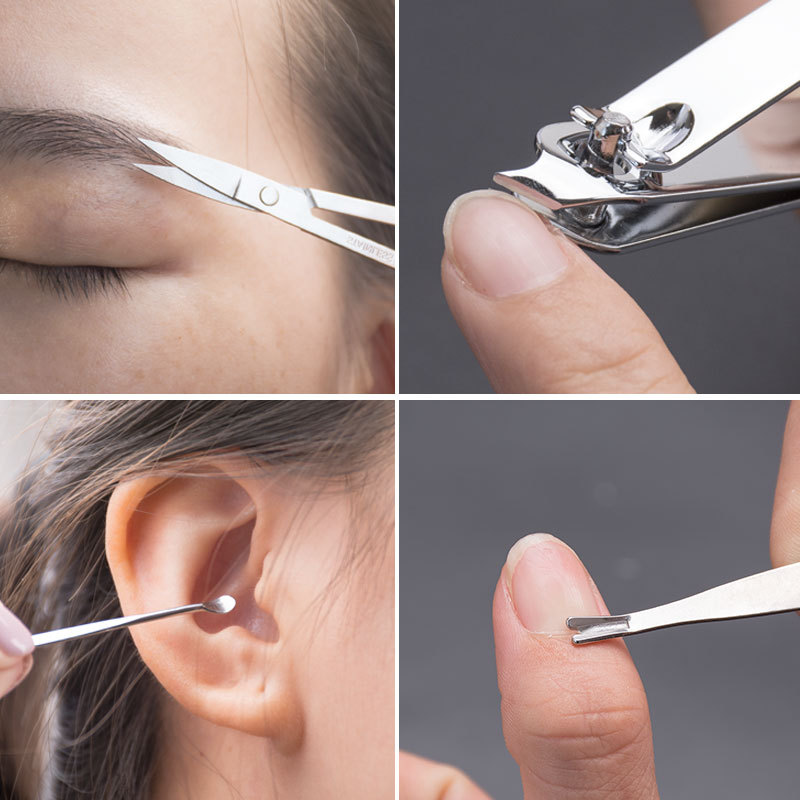 cosmetic medical exfoliating set stainless steel for nails
