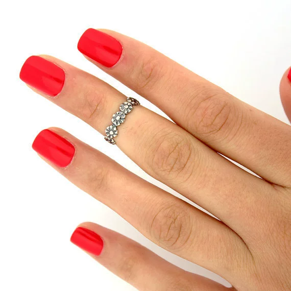 Summer universal ring, (Cross-border trading), European style, flowered