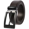 Black buckle+brown belt