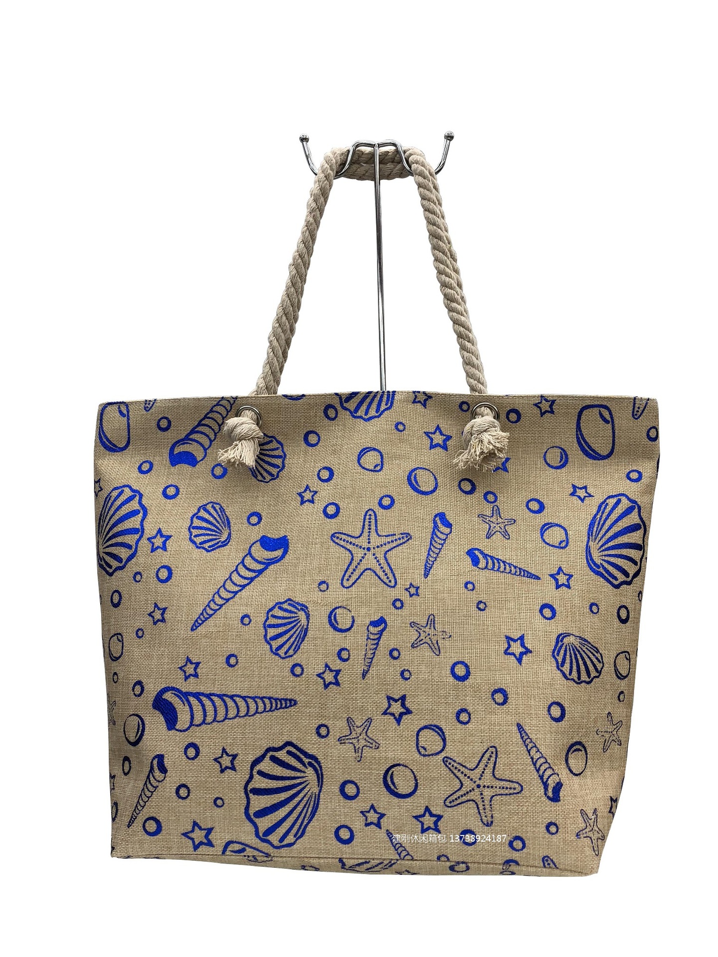 395烫金贝壳 蓝色