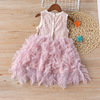 Girl’s dress pompous dress princess skirt