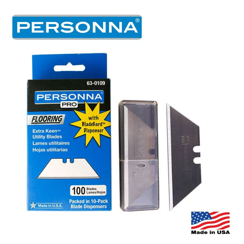[美国Personna63-0109三刃重型美工刀壁纸刀工业切割刀片梯形刀片]