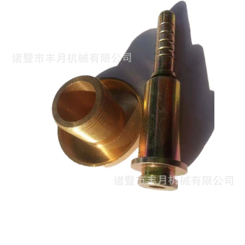 厂家直销煤气瓶接头瓦斯钢瓶液化气专用铜手轮连接杆高压气管接头